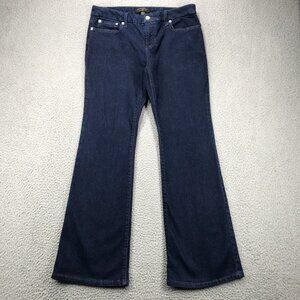 BANANA REPUBLIC Factory Jeans Womens 30/10 Petite Low Rise Boot Cut Dark Wash